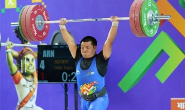 खेलो इंडिया ट्राइबल गेम्स 2026 : भारत्तोलन पुरुष 88 किग्रा वर्ग में अरुणाचल के रुबा ताडु बने चैंपियन