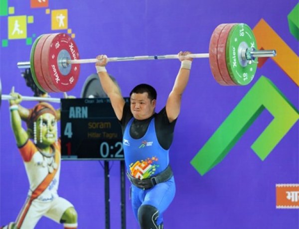 खेलो इंडिया ट्राइबल गेम्स 2026 : भारत्तोलन पुरुष 88 किग्रा वर्ग में अरुणाचल के रुबा ताडु बने चैंपियन