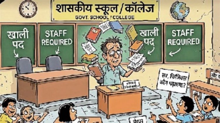 छत्तीसगढ़ में स्कूल और कॉलेजों में 50 हजार से ज्यादा शिक्षकों के पद खाली