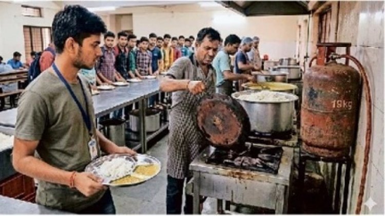 रायपुर में गैस संकट का असर: हॉस्टल मेस में बंद हुई रोटियां, छात्रों को परोसा जा रहा सिर्फ चावल