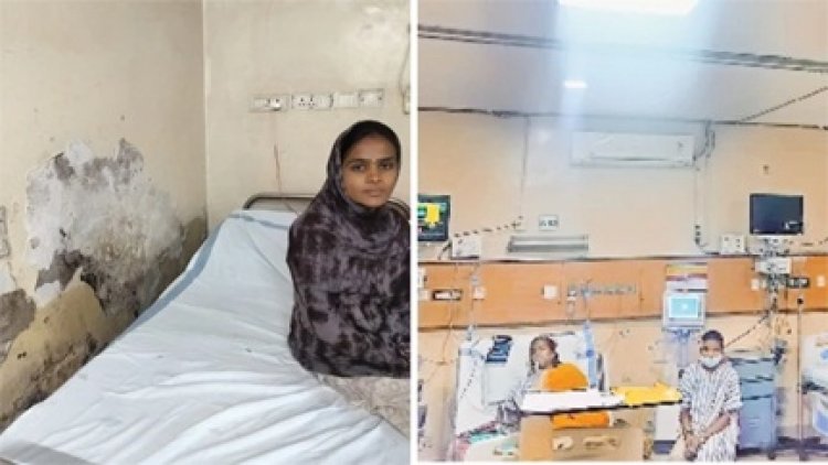 हार्ट सर्जरी मरीजों को फंगस और बदबूदार वार्ड में रखा