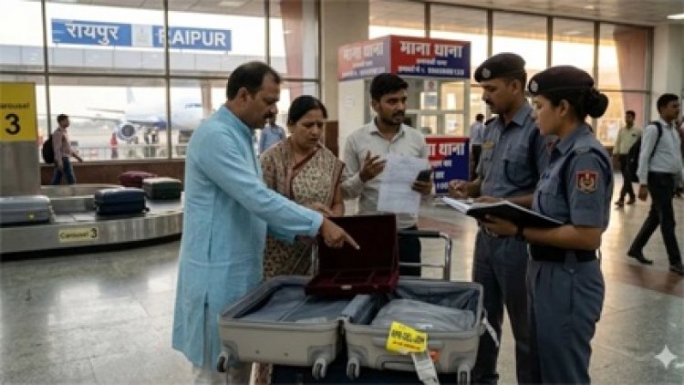 जोधपुर-दिल्ली-रायपुर फ्लाइट में बुक लगेज से कीमती जेवर चोरी