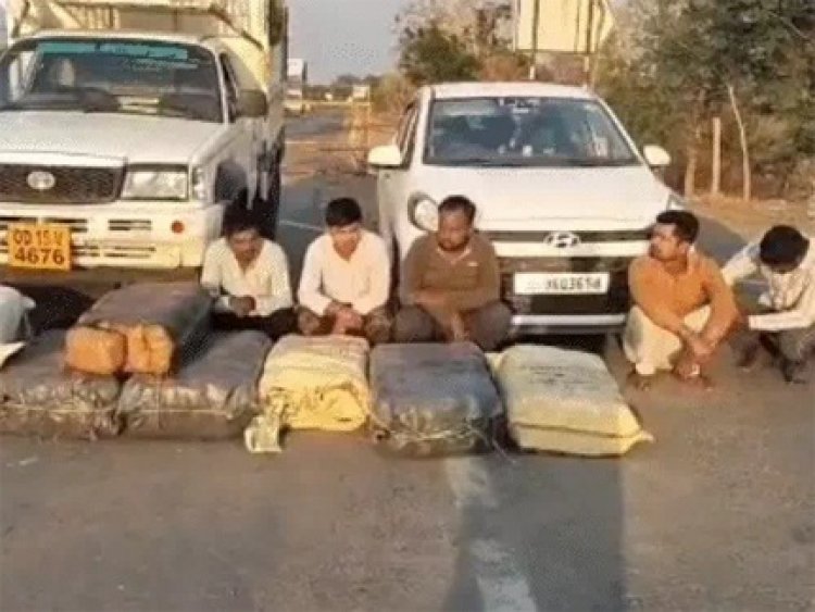 महासमुंद पुलिस का बड़ा कारनामा, पिकअप से 1.25 करोड़ का गांजा पकड़ा