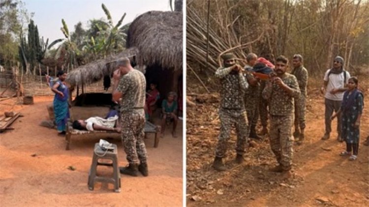 ITBP जवानों की वीरता: स्ट्रेचर से गर्भवती बचाई, दो जिंदगियां बचीं