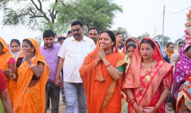 मंत्री लक्ष्मी राजवाड़े ने 3.80 करोड़ रूपए की सड़क निर्माण कार्य का किया शुभारंभ