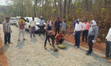 नक्सलमुक्त बस्तर में अब हो रहे है तेजी से निर्माण कार्य