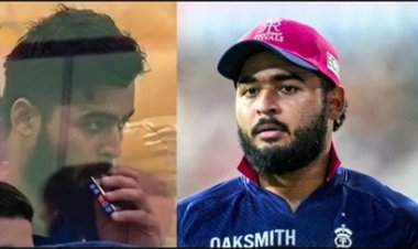 IPL 2026 विवाद: कप्तान रियान पराग ड्रेसिंग रूम में वेपिंग करते पकड़े गए, वीडियो वायरल