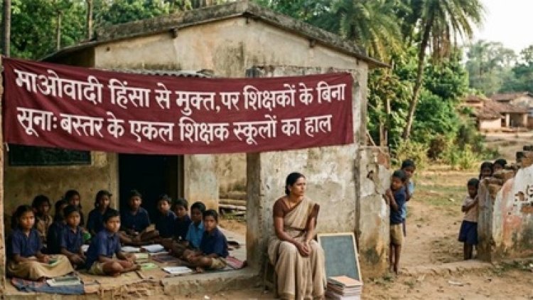 बस्तर के स्कूलों में 43 हजार शिक्षक पद खाली, शिक्षा व्यवस्था पर संकट