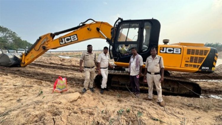 अवैध रेत परिवहन पर सख्ती