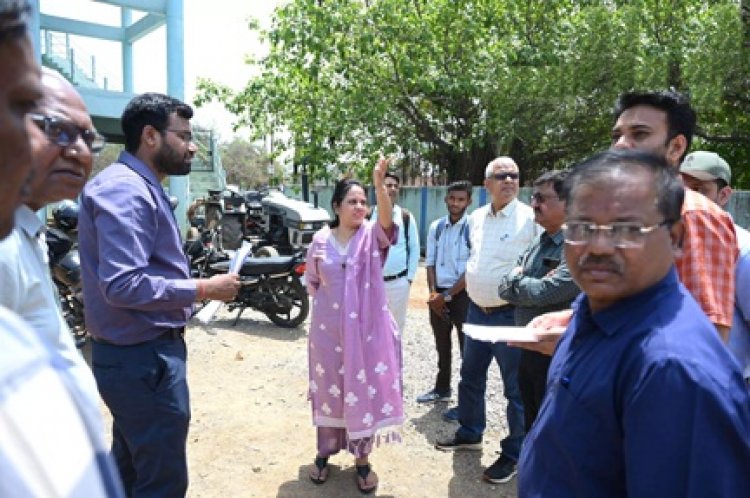 लाभांडी में पाइपलाइन निर्माण में विलंब, महापौर ने लिया सख्त रुख