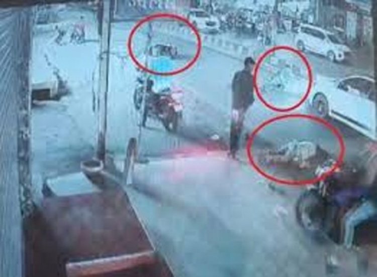 रायपुर की सड़कों पर खौफनाक दृश्य: महिला पर ई-रिक्शा चला, LIVE VIDEO