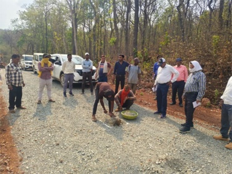 नक्सलमुक्त बस्तर में अब हो रहे है तेजी से निर्माण कार्य