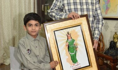 ‘गूगल बॉय’ रुद्र को, लोक भवन में मिला सम्मान