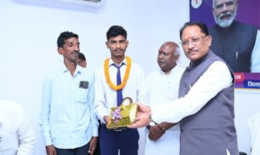 सपना देखना और उसे लक्ष्य में बदलकर निरंतर प्रयास करना ही सफलता की कुंजी - मुख्यमंत्री साय