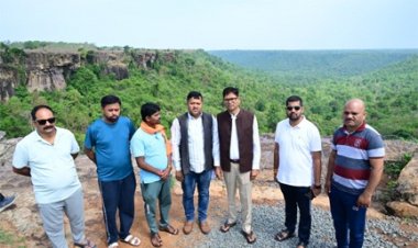 वित्त मंत्री ओपी चौधरी ने मटनार बैराज परियोजना का किया निरीक्षण