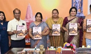 प्रगति पत्रिका विद्यार्थियों की वैचारिक शक्ति और शिक्षकों के मार्गदर्शन का प्रतिबिंब- मंत्री टंक राम वर्मा