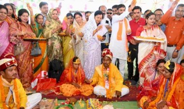 ’मुख्यमंत्री कन्या विवाह योजना: प्रदेशभर में 2300 से अधिक जोड़े बंधे परिणय सूत्र में’
