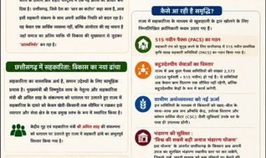 सहकार से समृद्धि छत्तीसगढ़ में खुशहाली का नया मार्ग