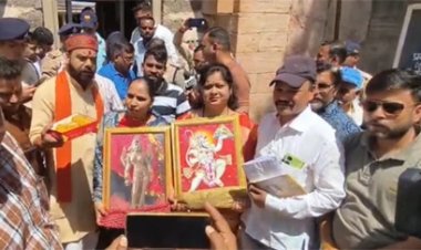 धार में भोजशाला में उमड़ी श्रद्धालुओं की भीड़, सुरक्षा कारणों से फोटो प्रतिबंधित