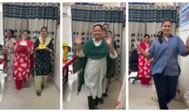 अस्पताल बना रैंप, वेस्टर्न म्यूजिक पर नर्सों के कैटवॉक का वीडियो चर्चा में