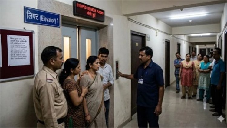 रायपुर की बहुमंजिला इमारतों में लिफ्ट खतरा बनी