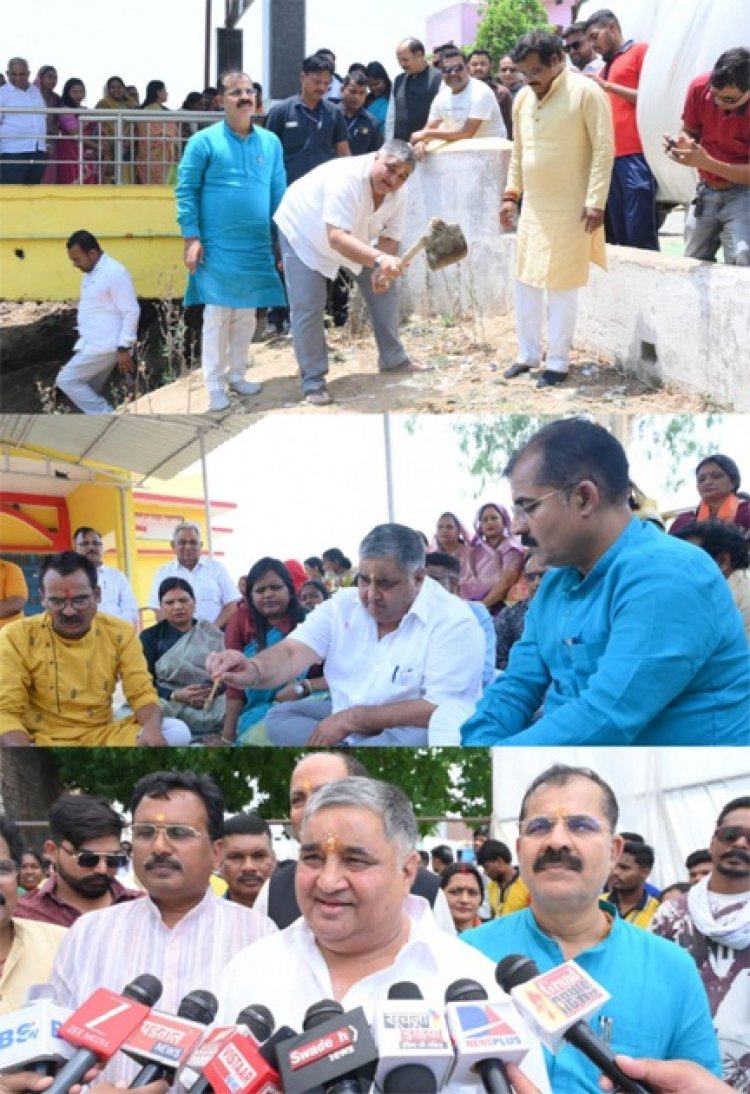 सरकार जनआस्था से जुड़े स्थलों के संरक्षण और विकास के लिए प्रतिबद्ध-कैबिनेट मंत्री राजेश अग्रवाल
