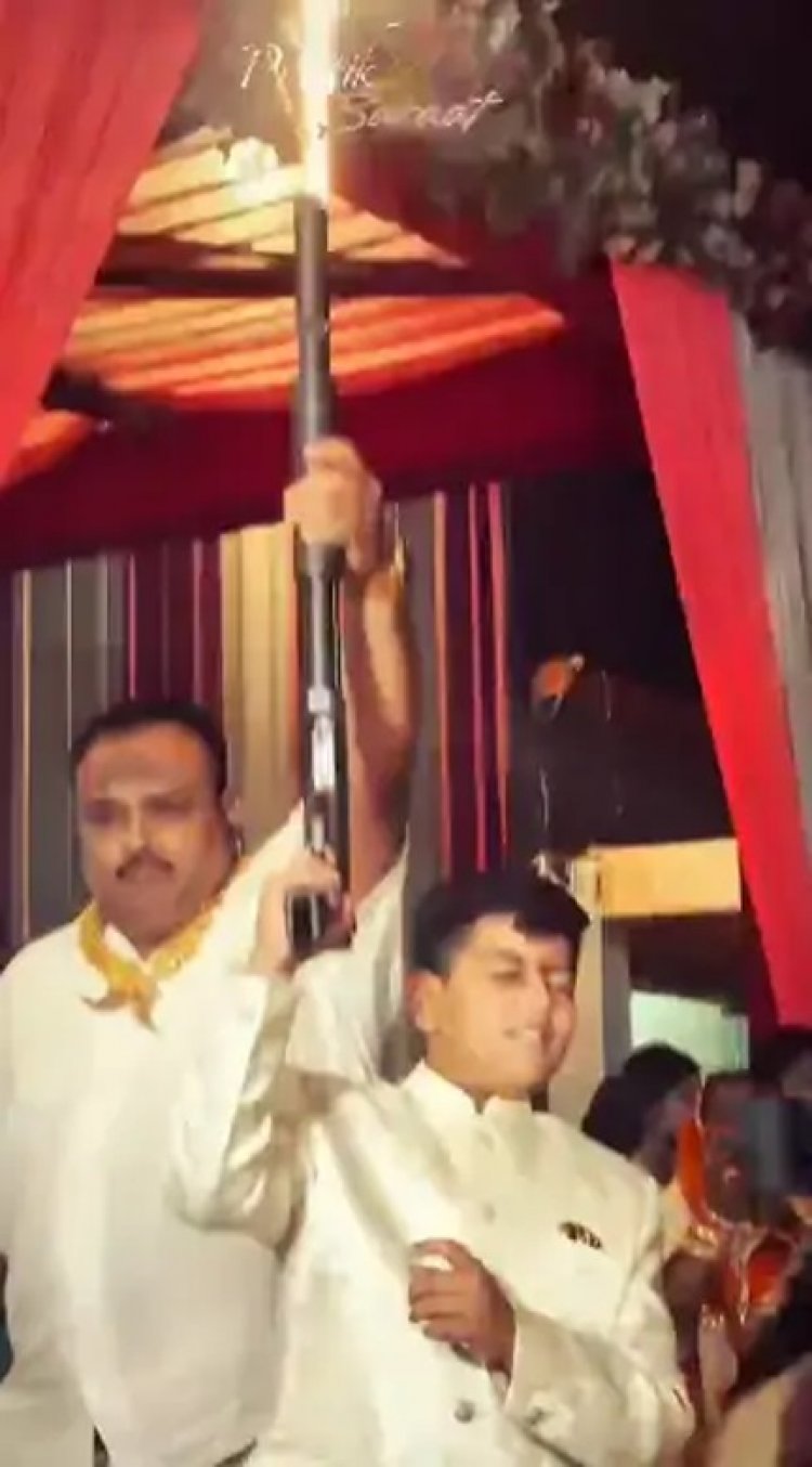 भाजपा नेत्री की फायरिंग से शादी में मची अफरा-तफरी