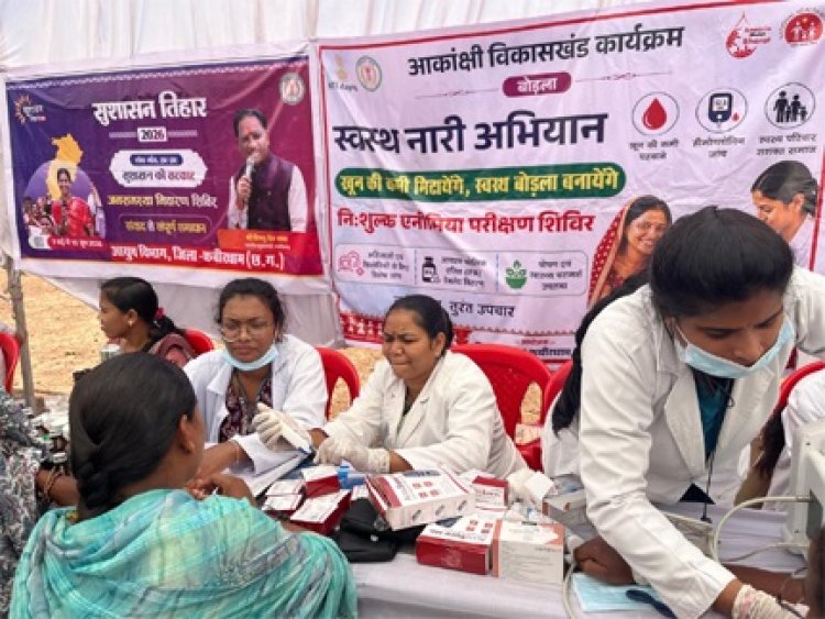 सुशासन तिहार बना स्वास्थ्य का सहारा : वनांचल की महिलाओं तक पहुंची जांच और जागरूकता