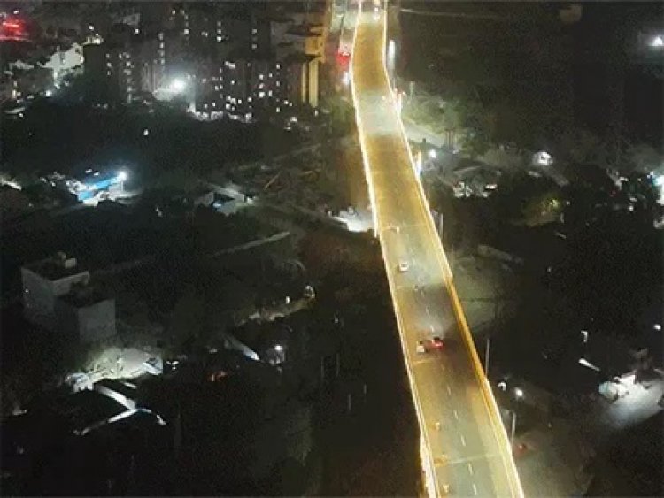 रायपुर का नया ट्रैफिक कॉरिडोर बना कचना ओवरब्रिज, ऊपर से दिखी भव्य तस्वीर