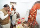 मुख्यमंत्री विष्णुदेव साय ने ऐतिहासिक चतुर्भुज विष्णु मंदिर में की पूजा-अर्चना, प्रदेश की सुख-समृद्धि की कामना