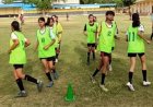 जूनियर बालिका फुटबॉल ट्रायल में 20 खिलाड़ियों का चयन