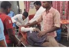 पिकअप पलटने से मजदूर घायल, इलाके में अफरा-तफरी