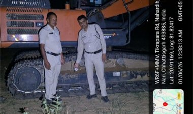 मुख्यमंत्री के कड़े निर्देशों का असर : अवैध खनन पर राज्य भर में हो रही कार्रवाई, धमतरी में 5 चैन माउंटेन मशीनें जब्त