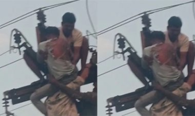 बिजली लाइन पर मरम्मत के दौरान बड़ा हादसा, गंभीर हालत में सिम्स में भर्ती कर्मी