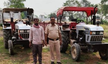 अवैध रेत उत्खनन एवं परिवहन पर बड़ी कार्रवाई, 11 वाहन जब्त