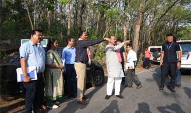 उप मुख्यमंत्री अरुण साव ने 308 करोड़ की लागत से बन रहे केशकाल घाट बायपास रुट का किया निरीक्षण