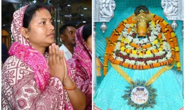 प्रधानमंत्री नरेंद्र मोदी के नेतृत्व के 12 वर्ष पूर्ण, मंत्री  लक्ष्मी राजवाड़े ने की विशेष प्रार्थना