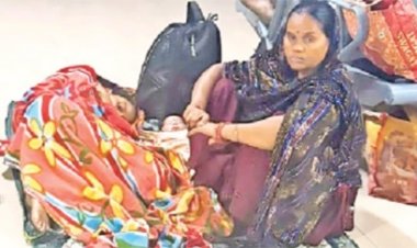 नवजात संग फर्श पर लेटी रही प्रसूता