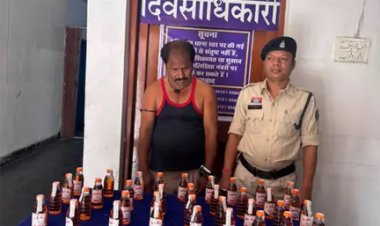 शराब तस्करी पर पुलिस का शिकंजा, बदमाश धराया
