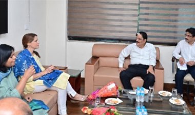 राज्य नीति आयोग और यूनिसेफ के बीच उच्चस्तरीय बैठक