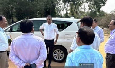 लोक निर्माण विभाग के सचिव ने मेडिकल कॉलेज के कार्यों का किया निरीक्षण, तेजी से काम पूरा करने कहा