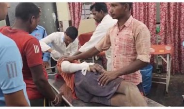 पिकअप पलटने से मजदूर घायल, इलाके में अफरा-तफरी