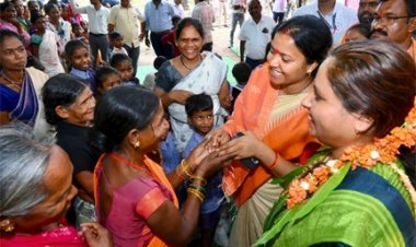 नवविकास की राह पर अग्रसर बस्तर :जगरगुण्डा पहुंचने वाली पहली महिला मंत्री बनी लक्ष्मी राजवाड़े