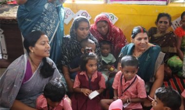 कुपोषण मुक्त छत्तीसगढ़ की दिशा में सशक्त पहल : मंत्री लक्ष्मी राजवाड़े ने एनआरसी और आंगनबाड़ी में बच्चों संग बिताया समय