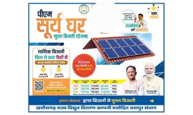 प्रधानमंत्री सूर्य घर मुफ्त बिजली योजना