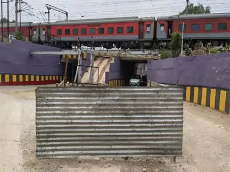 ट्रैफिक डायवर्जन लागू, रेलवे स्टेशन गेट-7 अंडरब्रिज दो हफ्ते के लिए बंद