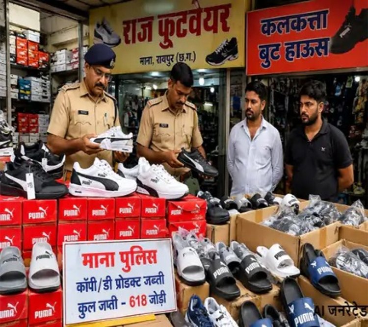 PUMA की कॉपी बेचने वालों पर पुलिस का शिकंजा