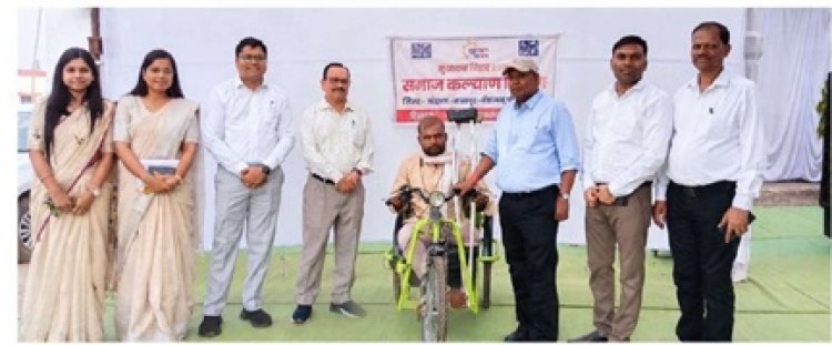 बैटरी चलित ट्राइसाइकिल बनी पुरोचन के आत्मसम्मान और आत्मनिर्भरता की नई राह