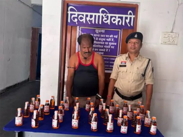 शराब तस्करी पर पुलिस का शिकंजा, बदमाश धराया