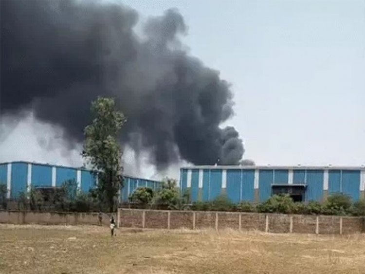 पोरवाल ऑयल फैक्ट्री में आग, मचा हड़कंप